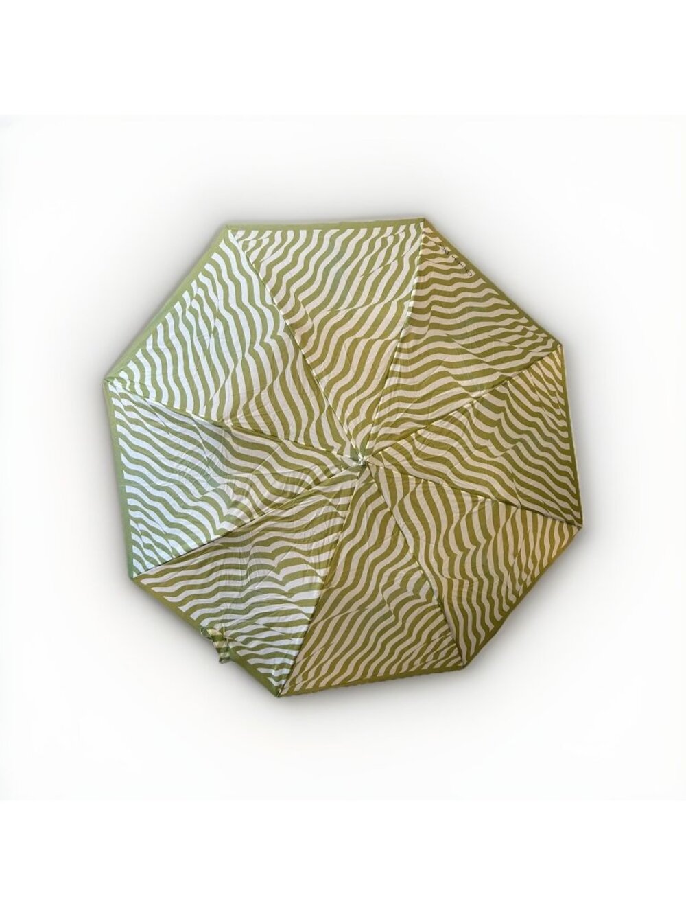 Christian Dior Umbrella Folding Compact Green With Cover Case Vintage Gift Fun